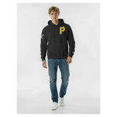 Pittsburgh Pirates Champion Reverse Weave Chenille Hoodie Black