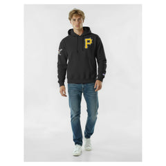Pittsburgh Pirates Champion Reverse Weave Chenille Hoodie Black