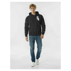 Chicago White Sox Champion Reverse Weave Chenille Hoodie Black