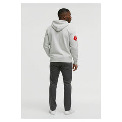 Boston Red Sox Champion Reverse Weave Chenille Full-Zip Hoodie Gray
