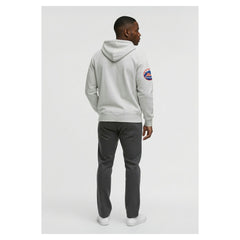 New York Mets Champion Reverse Weave Chenille Full-Zip Hoodie Gray