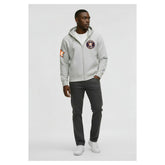 Houston Astros Champion Reverse Weave Chenille Full-Zip Hoodie Gray