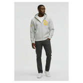 San Diego Padres Champion Reverse Weave Chenille Full-Zip Hoodie Gray
