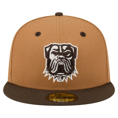Cleveland Browns New Era Two-Tone Walnut 59FIFTY Fitted Hat - Light Brown/Dark Brown on sale