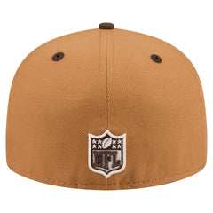 Jacksonville Jaguars New Era Two-Tone Walnut 59FIFTY Fitted Hat - Light Brown/Dark Brown outlet