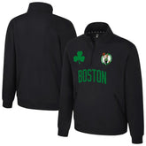 Boston Celtics Stadium Essentials Unisex First Team Trainer Quarter-Zip Pullover - Black discount