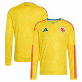 Colombia National Team FIFA x World Cup 2026 Home Replica Long Sleeve Jersey for sale - Yellow