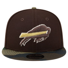 Buffalo Bills Adult Burnt Wood Camo 9FIFTY Snapback Hat - Dark Brown discount
