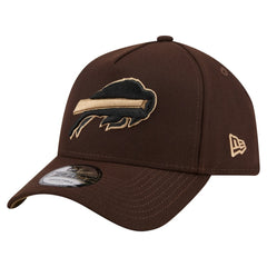 Buffalo Bills New Era Burnt Wood A-Frame 9FORTY Adjustable Hat - Dark Brown for sale