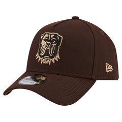 Cleveland Browns New Era Burnt Wood A-Frame 9FORTY Adjustable Hat - Dark Brown outlet
