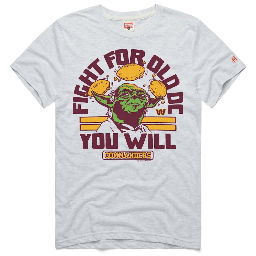 Washington Commanders Homage Unisex Star Wars x NFL Tri-Blend T-Shirt - Ash discount
