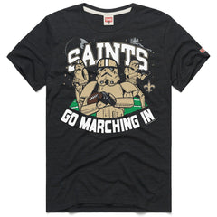 New Orleans Saints Homage Unisex Star Wars x NFL Tri-Blend T-Shirt - Charcoal discount