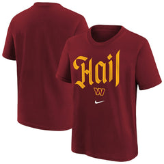 Washington Commanders Youth Hail T-Shirt - Burgundy for sale