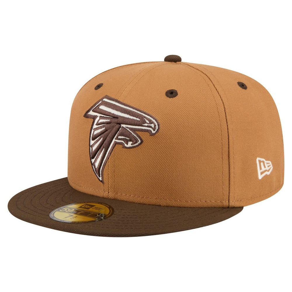 Atlanta Falcons New Era Two-Tone Walnut 59FIFTY Fitted Hat - Light Brown/Dark Brown cheap