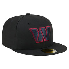 Washington Commanders New Era Color Pop 59FIFTY Fitted Hat - Black discount