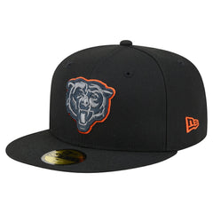 Chicago Bears New Era Color Pop 59FIFTY Fitted Hat - Black for sale