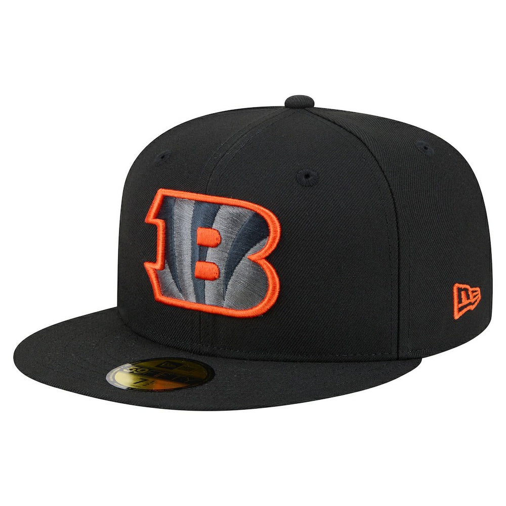 Cincinnati Bengals New Era Color Pop 59FIFTY Fitted Hat - Black sale