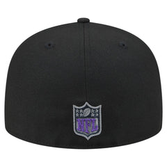 Minnesota Vikings New Era Color Pop 59FIFTY Fitted Hat - Black discount