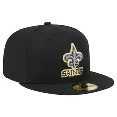 New Orleans Saints New Era Color Pop 59FIFTY Fitted Hat - Black discount