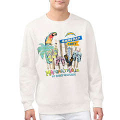 Los Angeles Chargers Margaritaville Gameday Party Fleece Sweatshirt - Cream on sale