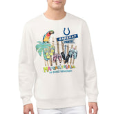 Indianapolis Colts Margaritaville Gameday Party Fleece Sweatshirt - Cream outlet