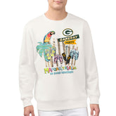 Green Bay Packers Margaritaville Gameday Party Fleece Sweatshirt - Cream outlet