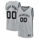 San Antonio Spurs Youth Fastbreak Custom Jersey - Statement Edition - Silver outlet