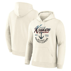 Seattle Kraken Fanatics Legacy Hoodie - Cream Hoodies