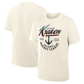 Seattle Kraken Fanatics Male Legacy T-Shirt - Cream T-shirts