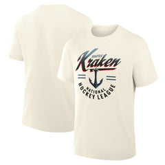 Seattle Kraken Fanatics Male Legacy T-Shirt - Cream T-shirts