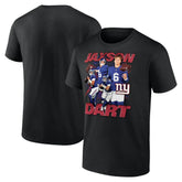 Jaxson Dart New York Giants Notorious Graphic T-Shirt - Black cheap