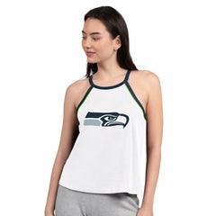 Seattle Seahawks G-III 4Her by Carl Banks Women's Redemption Win Slub Tank Top - White outlet