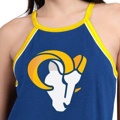 Los Angeles Rams G-III 4Her by Carl Banks Women's Redemption Win Slub Tank Top - Royal sale