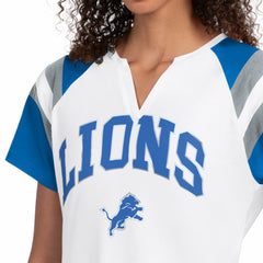 Detroit Lions Starter Women's Game On Notch Neck T-Shirt - White for sale
