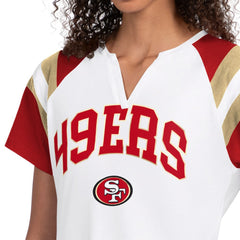 San Francisco 49ers Starter Women's Game On Notch Neck T-Shirt - White outlet