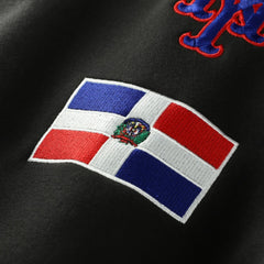 New York Mets Dominican Republic Country Flag Hoodie Black