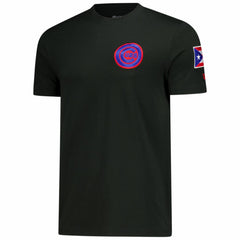 Chicago Cubs Puerto Rico Country Flag T-Shirt Black