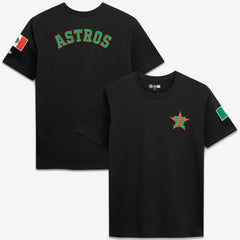 Houston Astros Mexico Country Flag T-Shirt Black