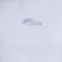 Denver Broncos Starter Women's Travel Pastels Cropped Tank - Pastel Blue on sale