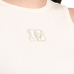 Cincinnati Bengals Starter Women's Travel Pastels Cropped Tank - Cream outlet