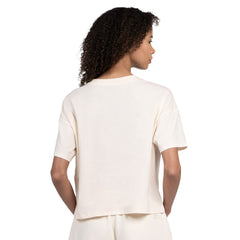 Detroit Lions Starter Women's Pastel Travel Boxy Cropped T-Shirt - Cream outlet
