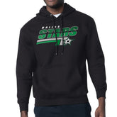 Dallas Stars Starter Logo Push Fleece Hoodie - Black Hoodies