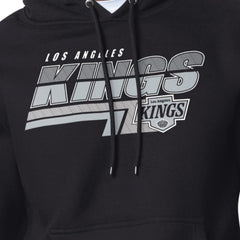 Los Angeles Kings Starter Logo Push Fleece Hoodie - Black Hoodies