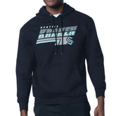 Seattle Kraken Starter Logo Push Fleece Hoodie - Deep Sea Blue Hoodies