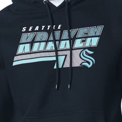 Seattle Kraken Starter Logo Push Fleece Hoodie - Deep Sea Blue Hoodies