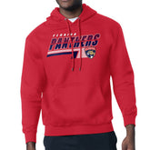 Florida Panthers Starter Logo Push Fleece Hoodie - Red Hoodies
