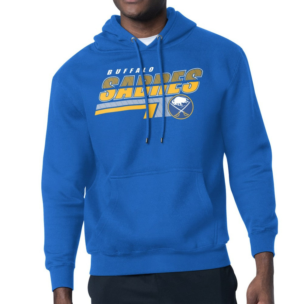 Buffalo Sabres Starter Logo Push Fleece Hoodie - Royal Hoodies
