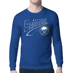 Buffalo Sabres Starter Modern Tailsweep Long Sleeve T-Shirt - Royal T-shirts