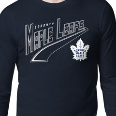 Toronto Maple Leafs Starter Modern Tailsweep Long Sleeve T-Shirt - Blue T-shirts