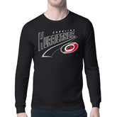 Carolina Hurricanes Starter Modern Tailsweep Long Sleeve T-Shirt - Black T-shirts